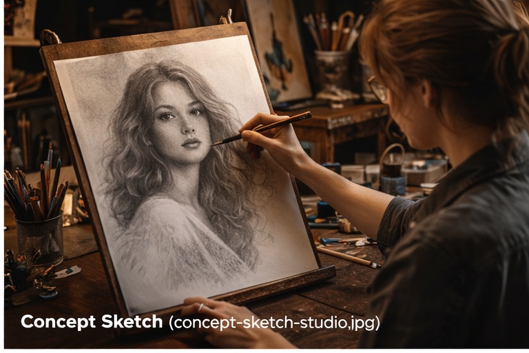 Concept Sketch Stage